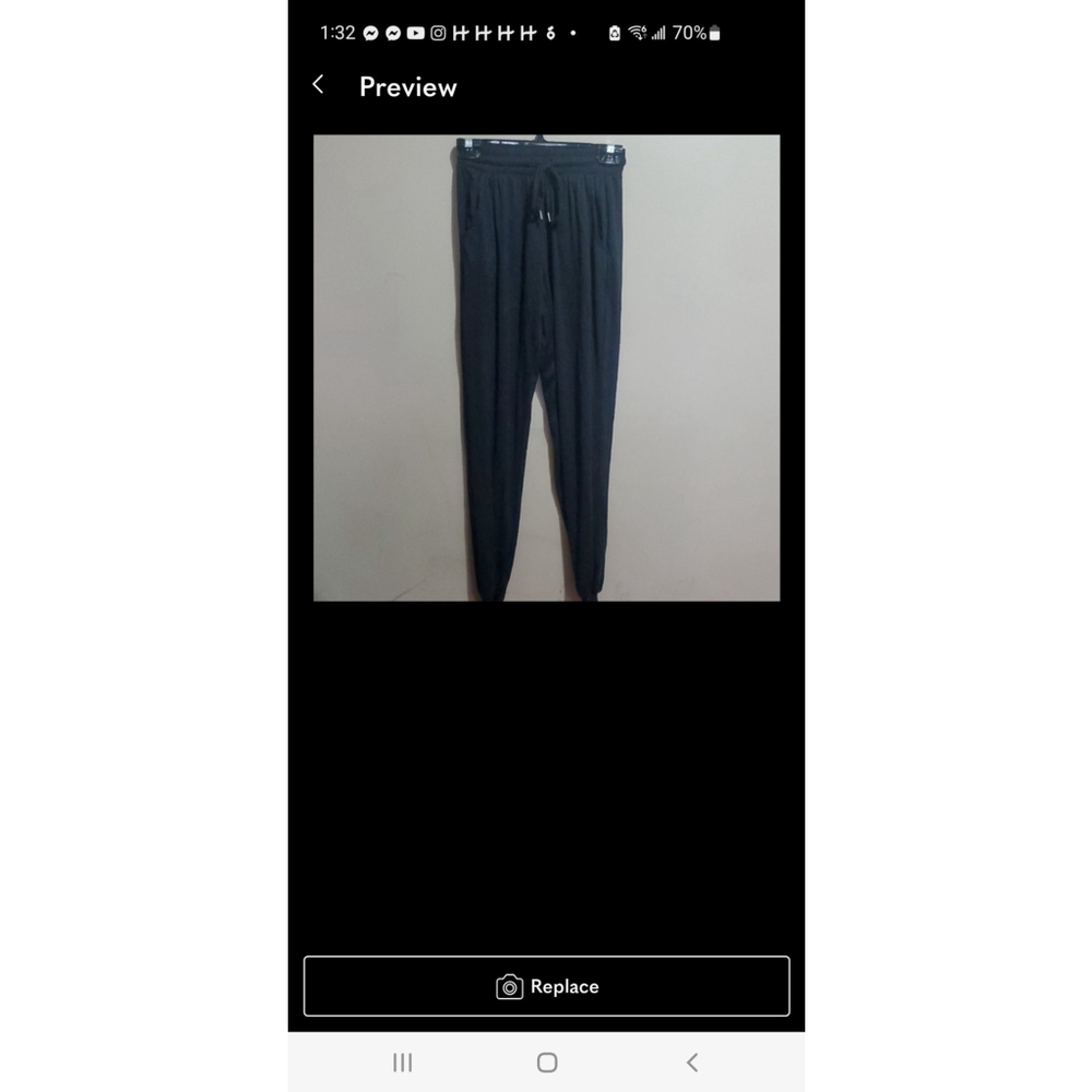 Ardene Basic Black Drawstring Jogger Pants Women’s Size XS